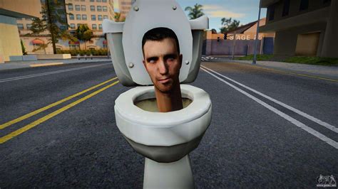 Skin De Skibidi Toilet Original Mike Para GTA San Andreas