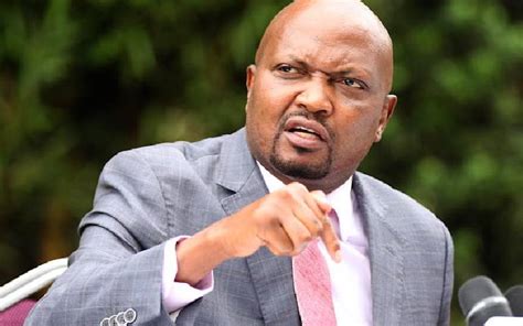 Moses Kuria Explains Why Gachagua Has Lost Authority In Kenya Kwanza