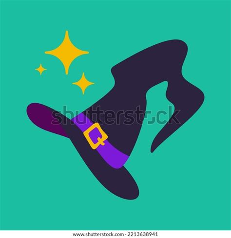 Witch Hat Silhouette Isolated Vector Illustration Stock Vector (Royalty Free) 2213638941 ...