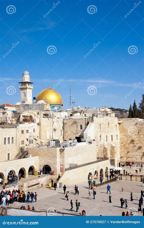 Jerusalén Pared Que Se Lamenta Fotografía editorial Imagen de