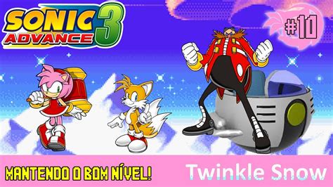 Sonic Advance 3 10 Amy e Tails Twinkle Snow Não perca o gingado