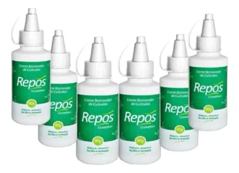 Creme Removedor De Cutículas Repós Bico Aplicador 90g Kit 06