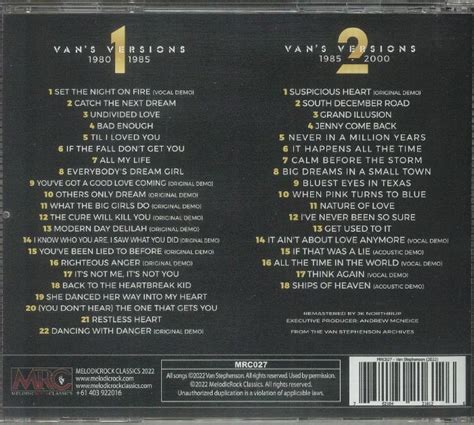 Van Stephenson Van S Versions Cd At Juno Records