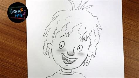 Cartoon hendry drawing || How to draw horrid henry face