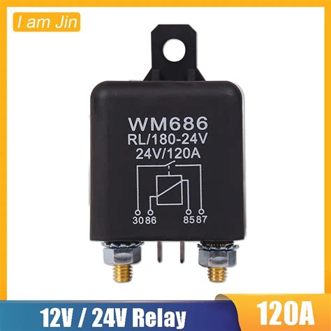 WM686 120A 12V 24V High Current Relay Starting Relay Power Automotive