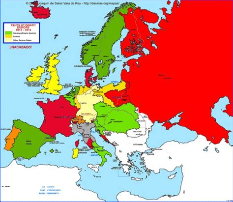 Map Of Europe In 1814 - Freddi Bernardina