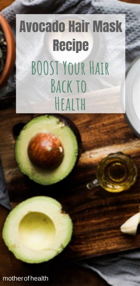 Avocado Hair Mask Recipe | Mother Of Health