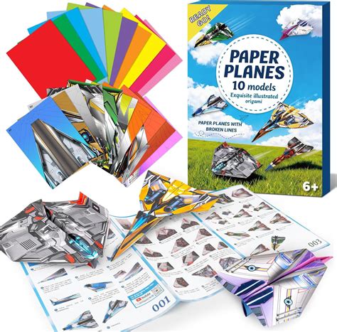amazoncom doodledoo  pcs paper airplane origami kit  kids