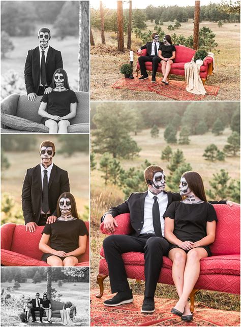 Spooky Halloween Couples Session In Elbert Colorado — Colorado Wedding