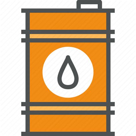 Barrel Drum Energy Fuel Oil Power Tank Icon