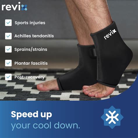 Snapklik.com : REVIX Ankle Ice Pack Wraps For Achilles Tendonitis