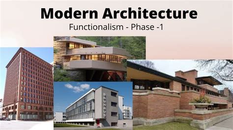 Modern Architecture - Part 1 (Functionalism) | Modern architecture ...