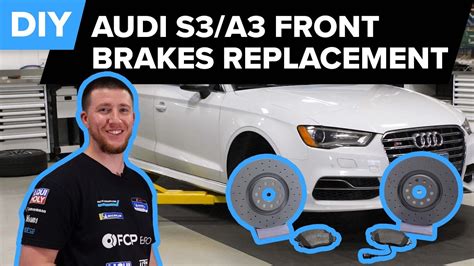 Audi S3 Front Brake Pad And Rotor Replacement Diy 2015 2020 Audi Mqb A3 S3 Tt Youtube