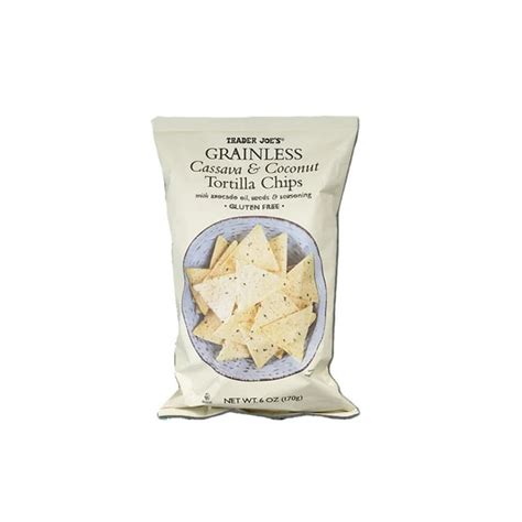 1 Pack Of Trader Joes Grainless Tortilla Chips With Avocado 6 Oz