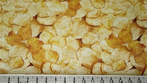 Kanvas Fabrics Potato Chips 12751 Fabric By The Yardpiece Etsy