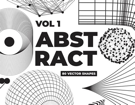 80 Vector Abstract Shapes Vol.1 on Behance