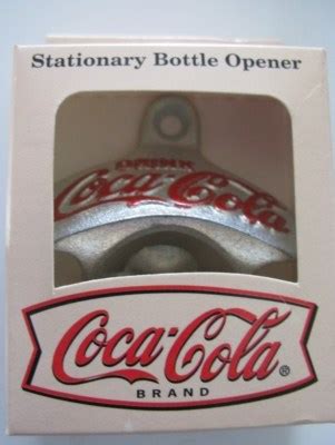 Coca Cola Stationary Bottle Opener Antique Price Guide Details Page