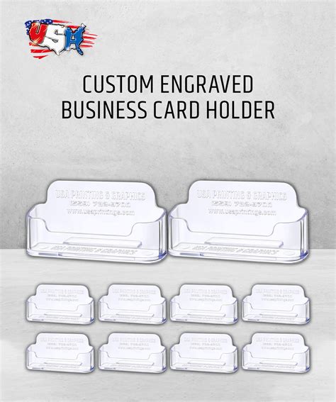 Custom Engraved Business Card Holders | Custom Card Holders in Visalia - USA Printings & Graphics