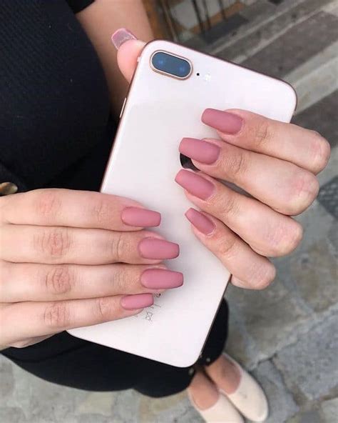 Top Nude Matte Nails To Stand The Best Of Time