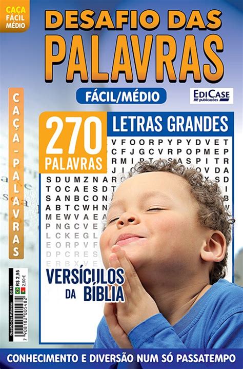 Desafio das Palavras Ed 15 Fácil Médio Letras Grandes Versículos