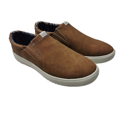 IZOD Men S Jackson Slip On Shoes In Brown 11 Walmart