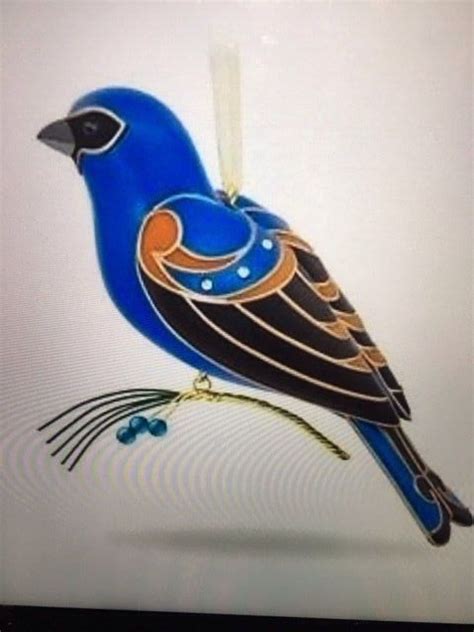 Blue Grosbeak Repaint Hallmark Koc Event Limited Ornament