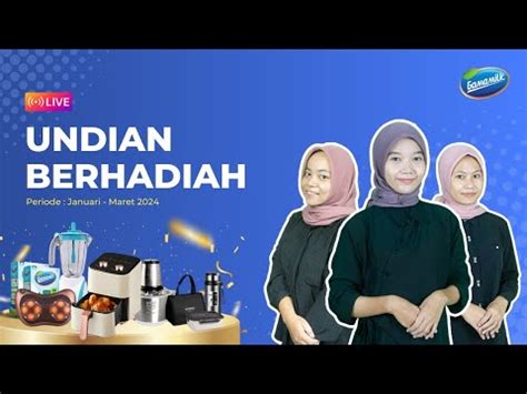 Undian Berhadiah Periode Januari Maret Gamamilk Youtube