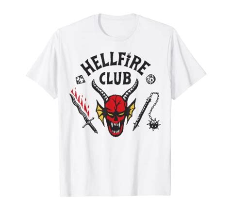 Stranger Things Hellfire Club Logo T Shirt Wantitall