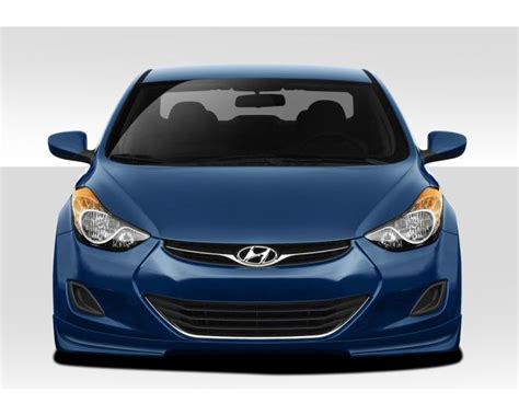 2011 2013 Hyundai Elantra Duraflex Racer Front Lip Under Spoiler Air