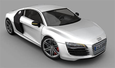 Audi R8 In Maya Viewport On Behance