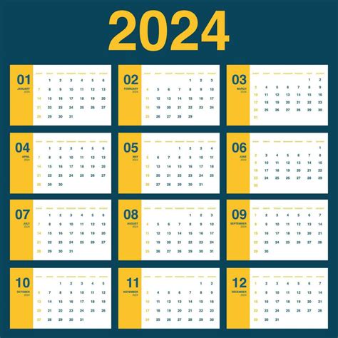 Calendario Con Numero De Semanas 2024 Gratis Ted Lexine