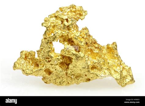 Gold Nugget On White Background Hi Res Stock Photography And Images Alamy