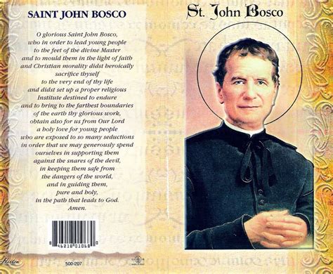 Saint Don Bosco Quotes Quotesgram