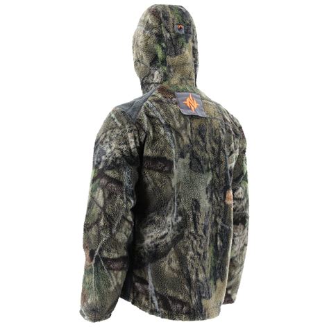 Nomad Cottonwood 12 Zip Mossy Oak Break Up Country Fleece Pullover