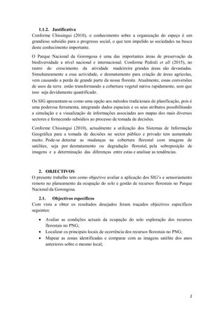 Avaliação da ocupação do solo PDF