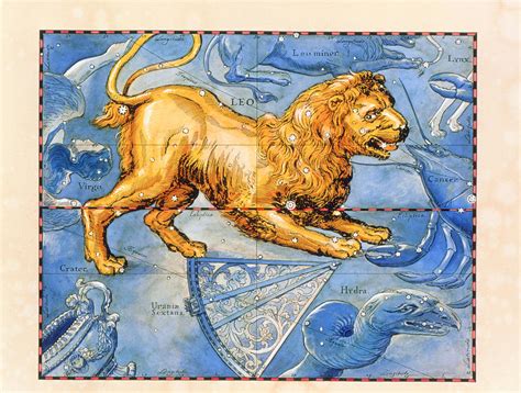 Historical Artwork Of The Constellation Of Leo Photograph By Detlev Van