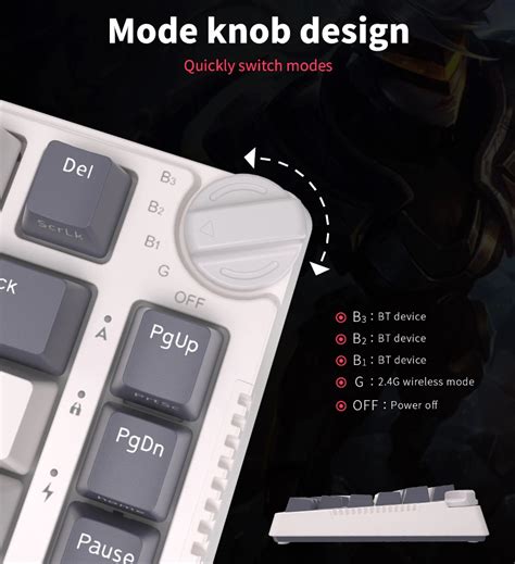Royal Kludge RK H81 tri-modes 75% Gasket mount RGB backlit gaming ...