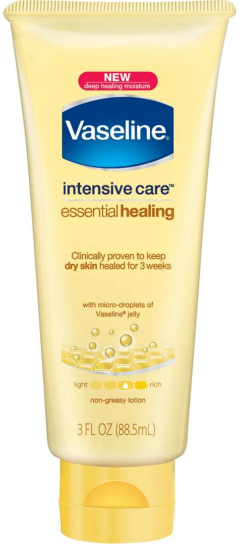 Vaseline Intensive Care Hand And Body Lotion Essential Healing 3 Oz