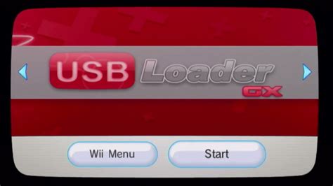 Custom Wii Channels Red Usb Loader Gx Youtube