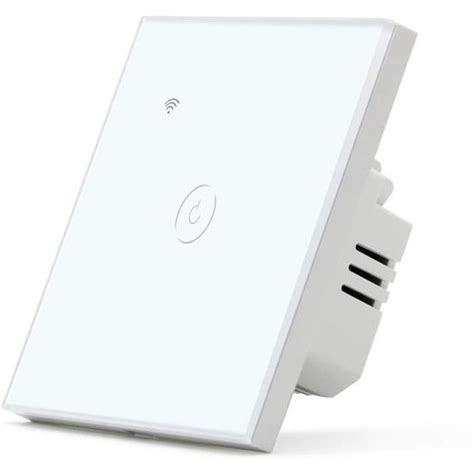 Interrupteur Connect Wifi Blanc Gang Voie Interrupteur Tactile