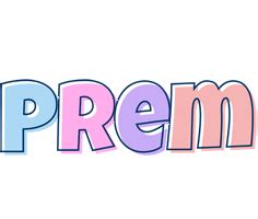 Prem Logo | Name Logo Generator - Candy, Pastel, Lager, Bowling Pin ...