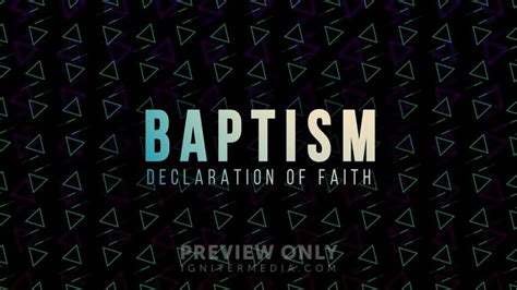 Triangles Baptism Title Graphics Cody Duck Designs