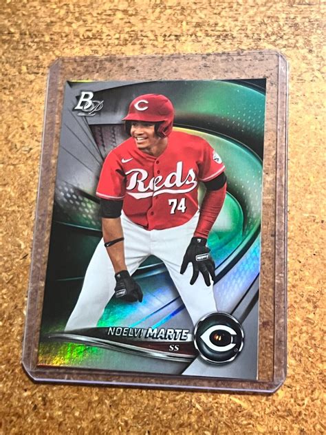 2022 Bowman Platinum Baseball Prospects Top 56 Noelvi Marte EBay