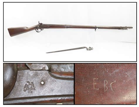 Springfield Model 1842 Musket With Bayonet 5 24 21 Candr Antique 001 Ancestry Guns