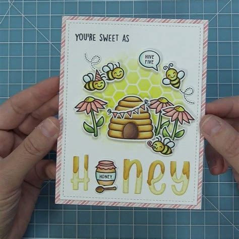 Lawnfawn On Instagram Introducing Our Sweet As Honey Hive Five Kit