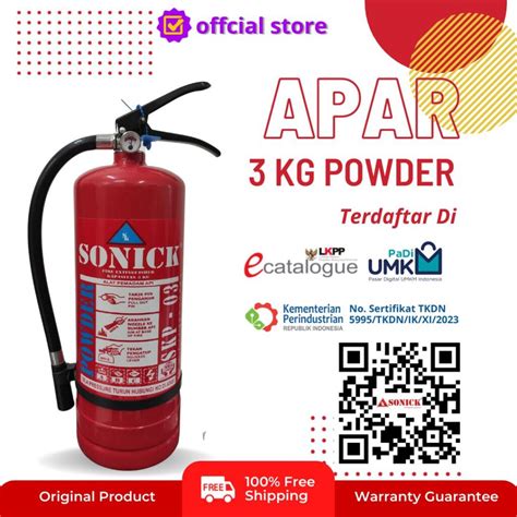 Jual Apar Kg Powder Alat Pemadam Portable Serbaguna