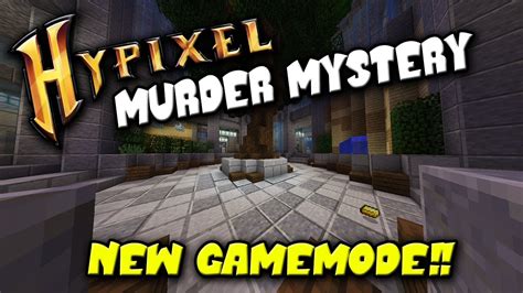 Hypixel Murder Mystery New Mini Game My First Game Youtube