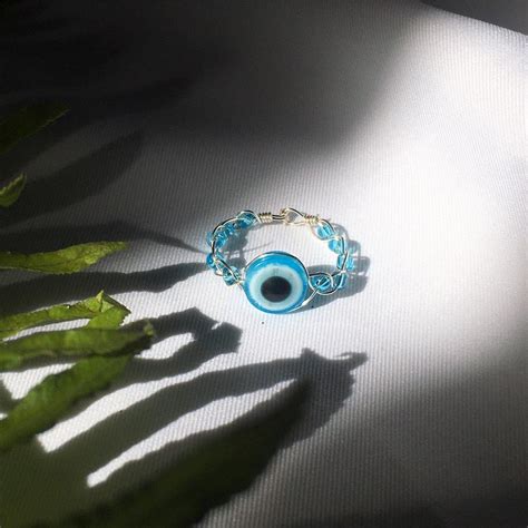 Nhẫn mắt quỷ Evil Eye nhiều hạt Shopee Việt Nam