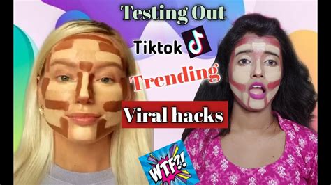 Testing Out Viral Beauty Hacks By Tiktok Gone Youtube