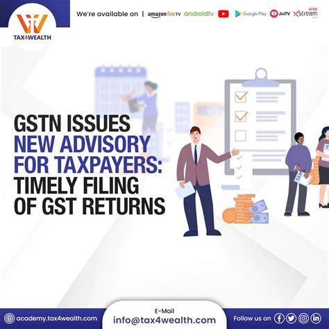 GSTN Advisory To Taxpayers Timely Filing Of GST Returns Academy